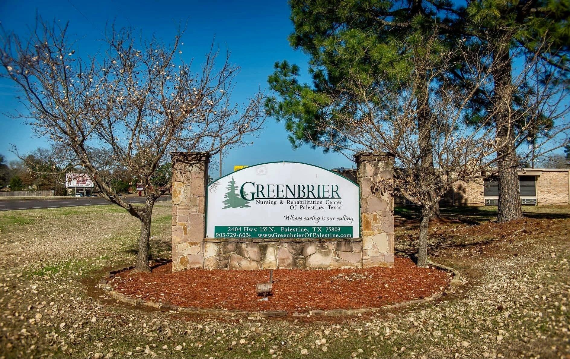 GREENBRIER NURSING & REHABILITATION CENTER OF PALESTINE
